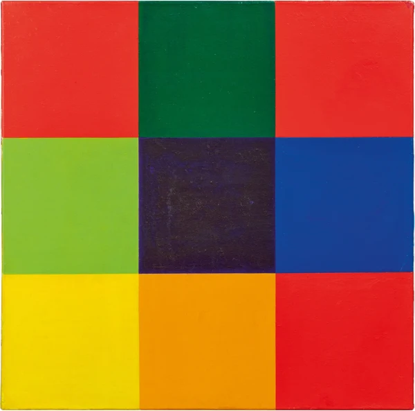 Richard Paul Lohse — Eckordnung aus Gleichung und Kontrast, 1960-1983