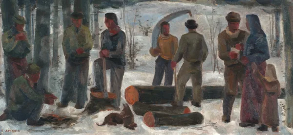 Robert Amrein — Holzfäller