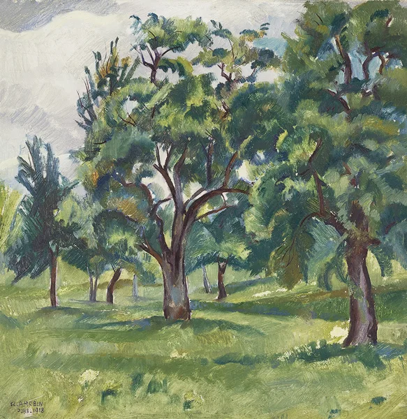 Robert Amrein — Birnbäume, 1918