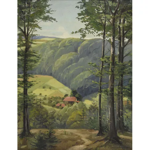 Robert Baumberger — Waldlichtung im Emmental.