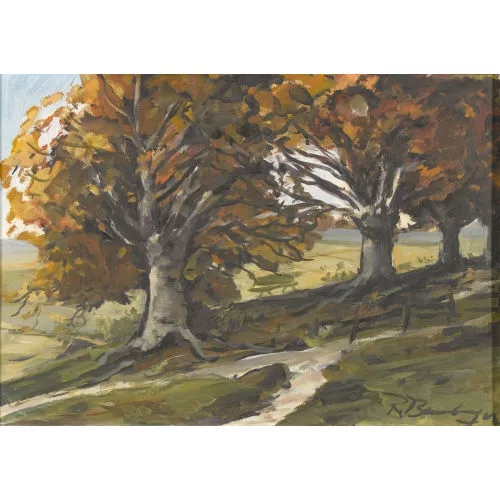 Robert Baumberger — "Herbstbäume".