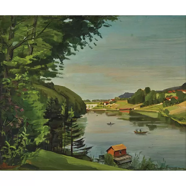 Sommerliche Flusspartie