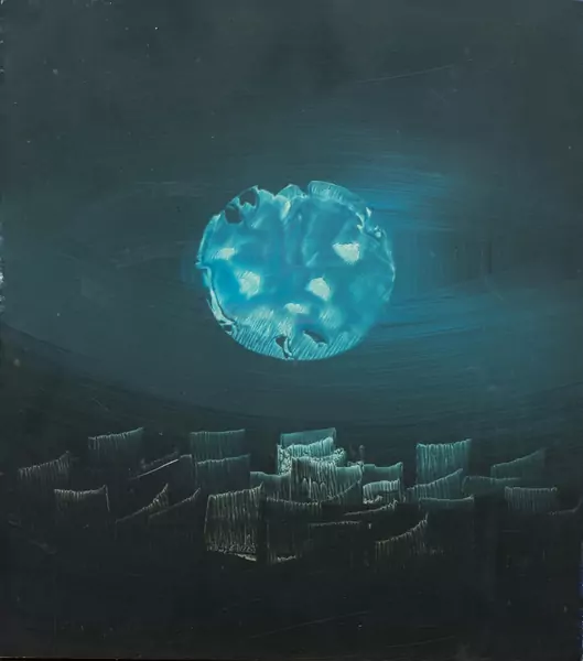 Robert FAVARGER (1919-1980), 'Sans titre', acrylique sur panneau — DognyAuction