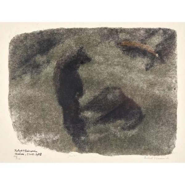Robert Hainard — "Ours et renard".