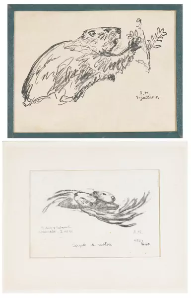 Robert HAINARD (1906-1999), ensemble de deux gravures sur bois — DognyAuction