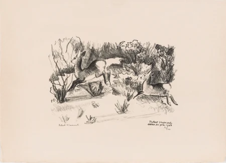 Biche et faon