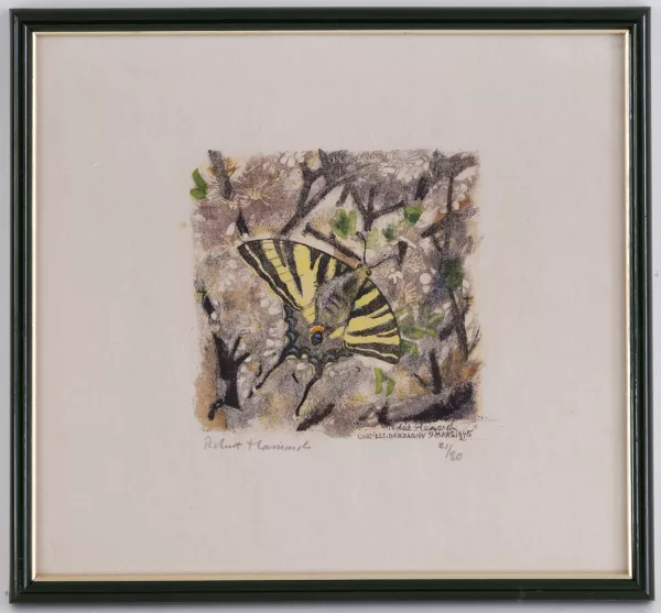 Robert Hainard — Robert Hainard (1906-1999), Papillon (le flambé)
