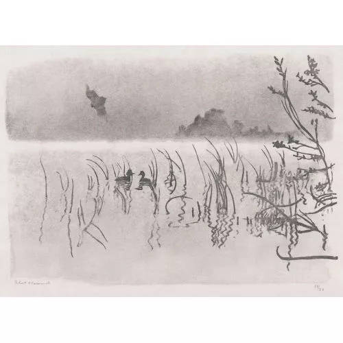 Robert Hainard — "La dernière chauve-souris à l′aube".