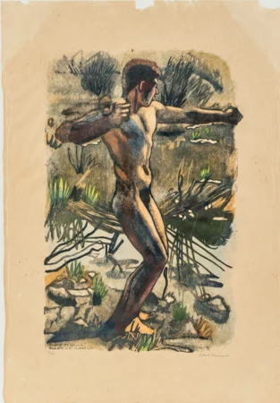 Le lanceur de cailloux