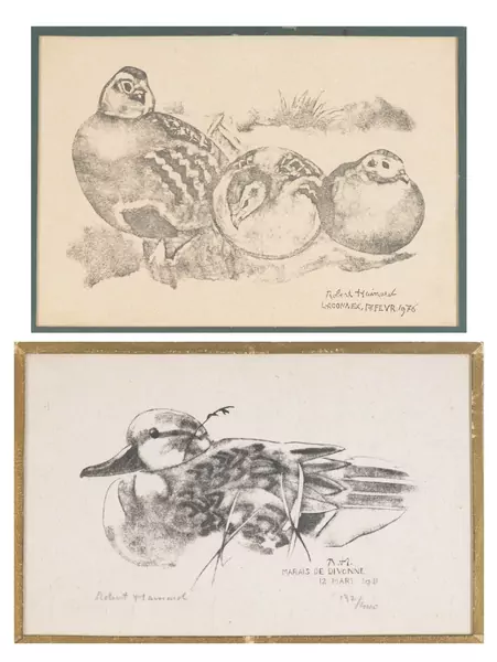 Robert HAINARD (1906-1999), ensemble de deux gravures sur bois — DognyAuction