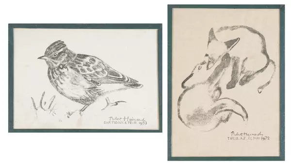 Robert HAINARD (1906-1999), ensemble de deux gravures sur bois — DognyAuction