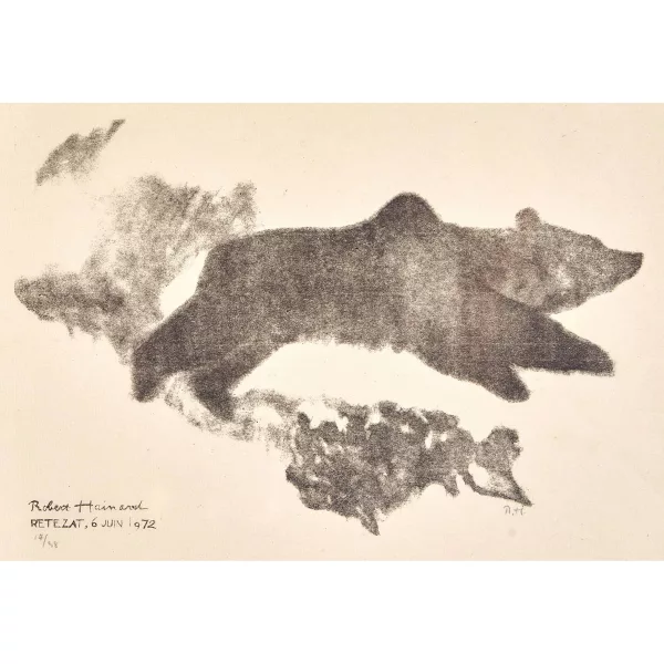Robert Hainard — "Ours effrayé".