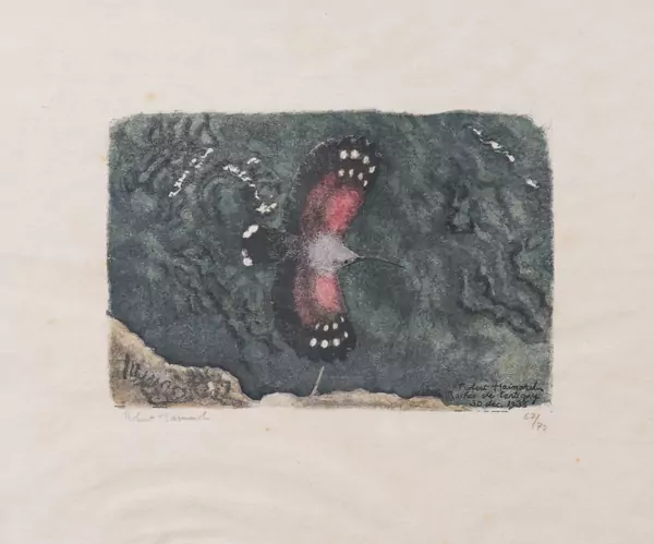 Robert HAINARD (1906-1999), "Tichodrome", xylogravure — DognyAuction