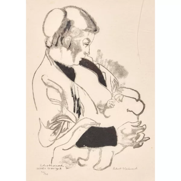 Robert Hainard — "Maternité au châle".
