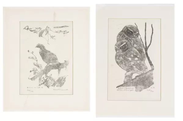Robert HAINARD (1906-1999), ensemble de deux gravures sur bois — DognyAuction