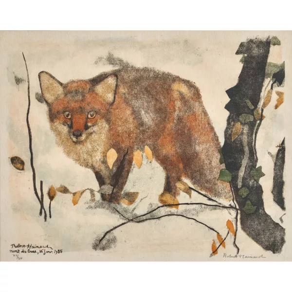 Robert Hainard — "Renard perplexe".