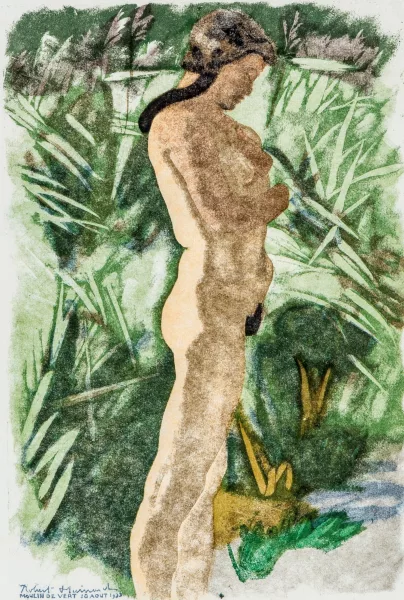 Robert Hainard — Baigneuse debout,