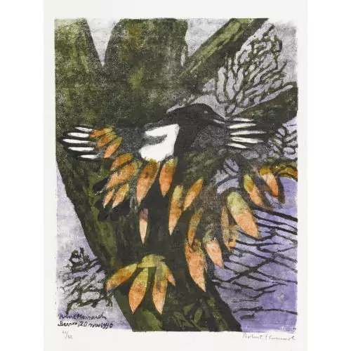 "La pie à l′automne"