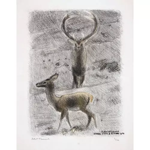 "Cerf et biche"