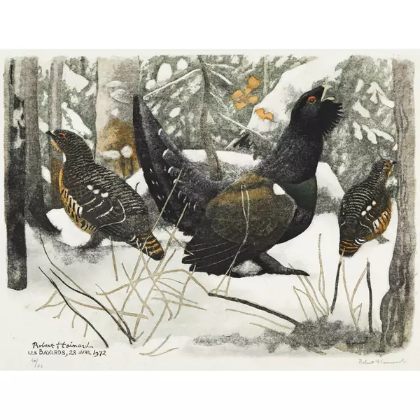 "Grand coq et deux poules"