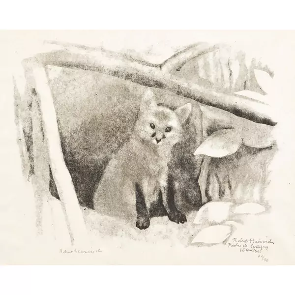 "Le renardeau étonné"