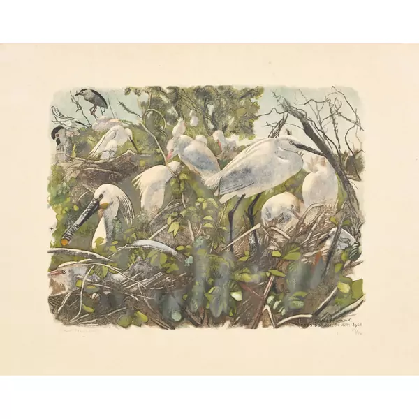 "La héronnière"