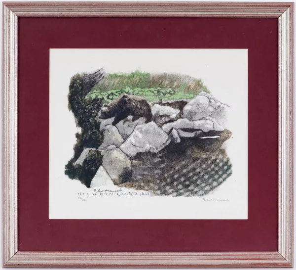 Robert Hainard — "Ours au bord du lac"