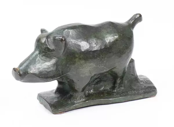 Robert HAINARD (1906-1999), "Sanglier", sculpture en bronze — DognyAuction