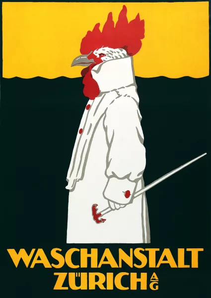 Robert Hardmeyer — Plakat. Waschanstalt Zürich AG, 1905