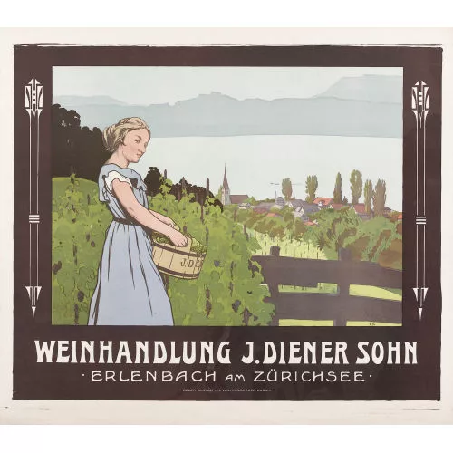 Robert Hardmeyer — "Weinhandlung J. Diener Sohn".