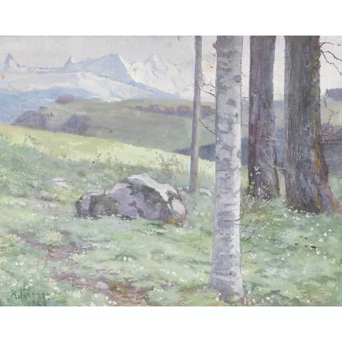 Robert Kiener — "Baumstämme".