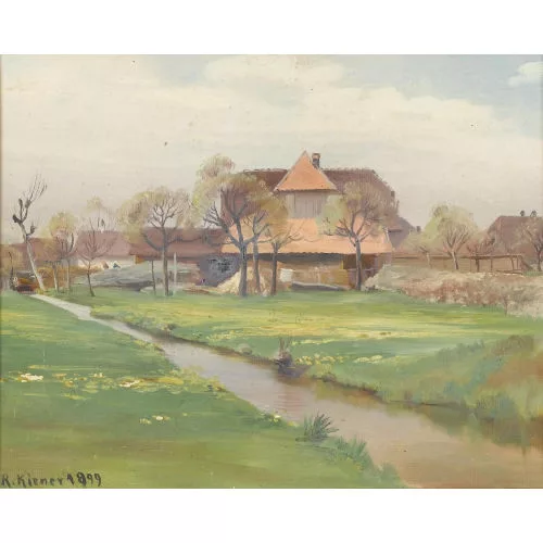 Robert Kiener — Gehöft im Bernbiet.