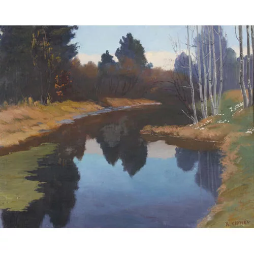 Robert Kiener — "Aare bei Belp".