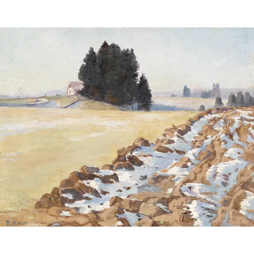 Robert Kiener — Sommerliche Landschaftspartie auf dem Mont Soleil.