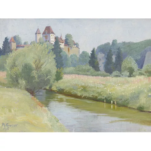 Robert Kiener — Sommerliche Emmepartie mit Schloss Burgdorf.