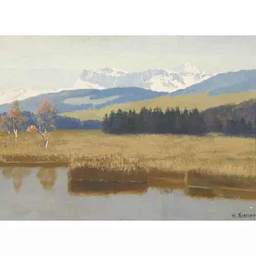 Herbstliche Sicht auf die Schrattenfluh