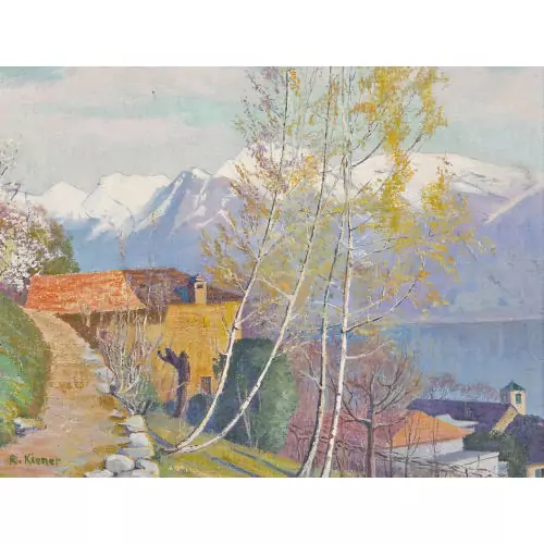 Herbstliche Tessiner Landschaft bei Locarno