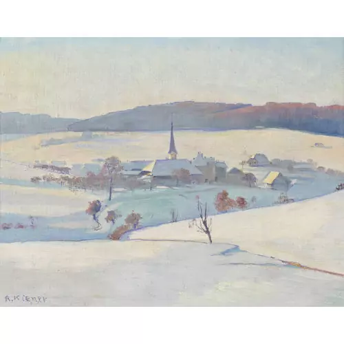 Winterliches Chindon bei Reconvilier