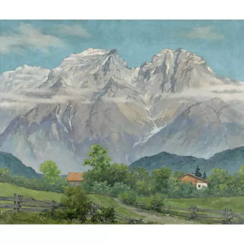 Das Karwendel mit dem Bettelwurf im Tirol