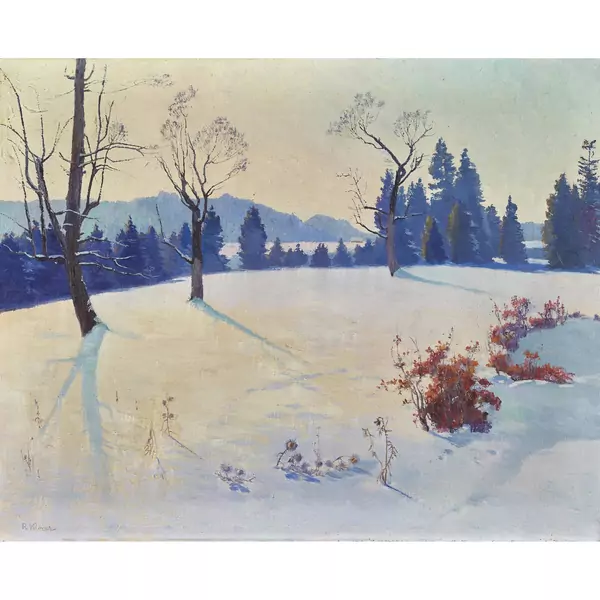 "Paysage d'hiver (Jura)"
