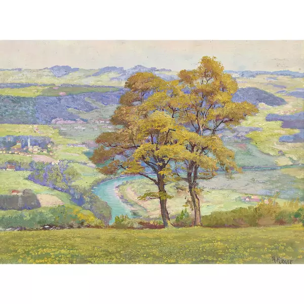 "Blick vom Gurten nach Muri"