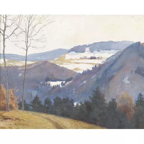Robert Kiener — Schneeschmelze am Gurten.