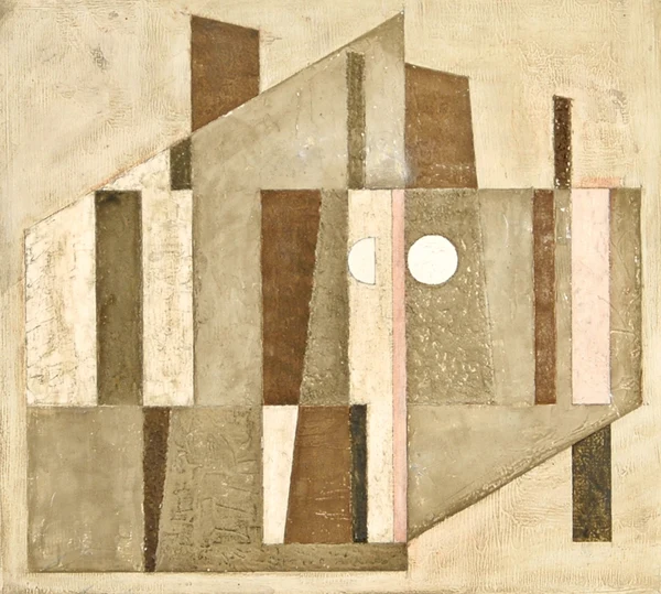 Robert Salomon Gessner — Komposition in Braun, 1967