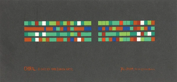 Robert Strübin — Choral: O Dass ich 1000 Zungen hätte, 1957