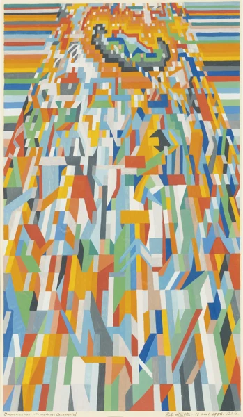 Robert Strübin — IMPROVISATION (VILLE MODERNE): CACOPHONIC!, 1956IMPROVISATION (MODERN CITY): CACOPHONIC!, 1956