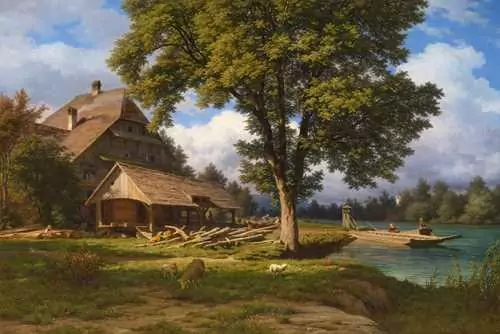 ROBERT ZÜND — The mill of Rathausen. — Koller Auktionen