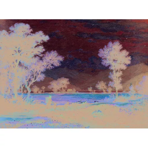 Robert Zünd — Landschaft bei Winkel am Vierwaldstättersee.