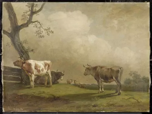 ROBERT ZÜND — Kühe auf der Weide. 1861. — Koller Auktionen