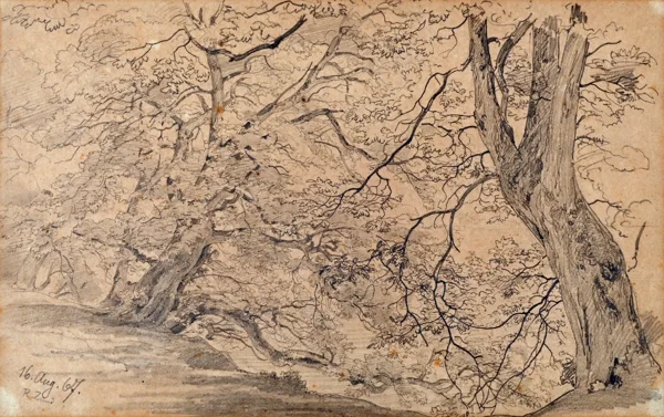 Robert Zünd — Baumgruppe, 1867