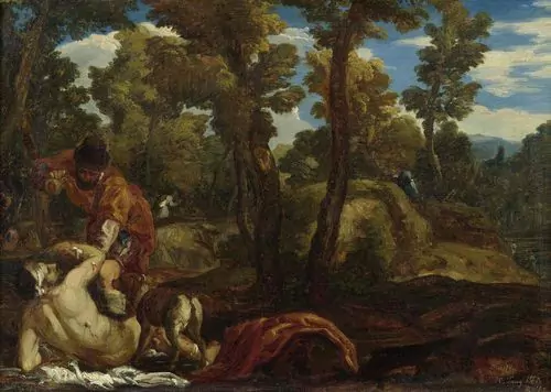 ROBERT ZÜND — Der barmherzige Samariter. 1860. — Koller Auktionen